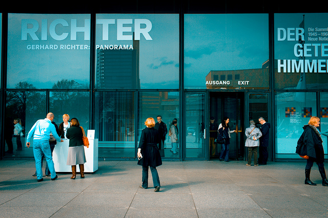 Gerhard Richter retrospective, Neue Nationalgalerie, Berlin